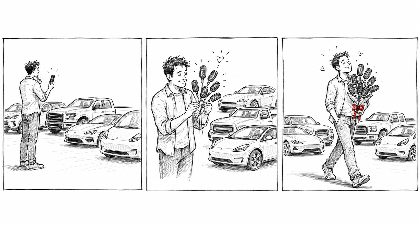 Date Before You Commit — Key Bouquet