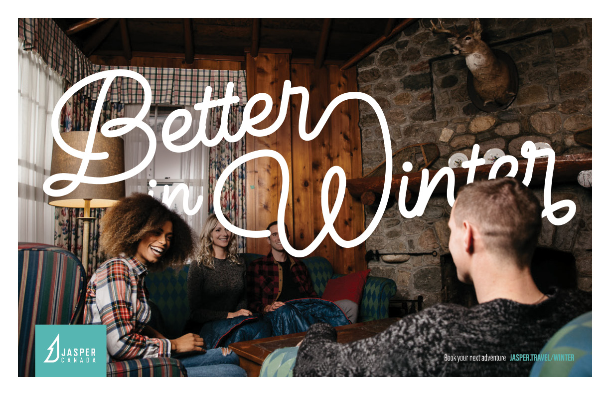 Better in Winter — cabin social scene