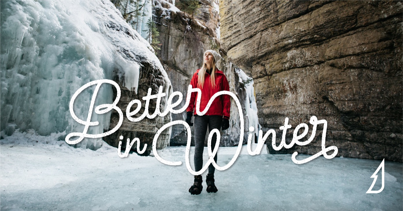 Better in Winter — Maligne Canyon