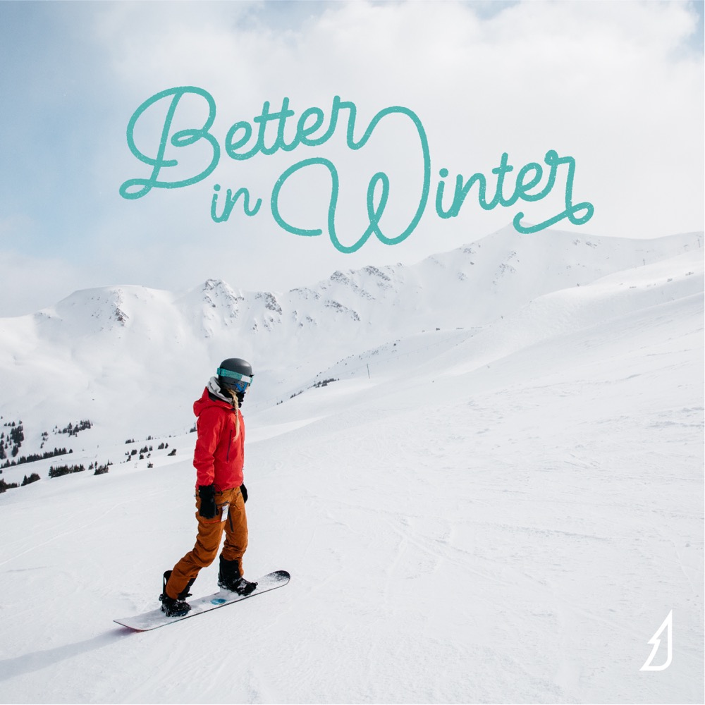Better in Winter — snowboard social ad