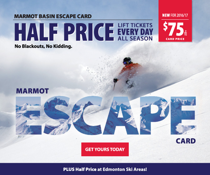 Marmot Basin — Get Yours display ad